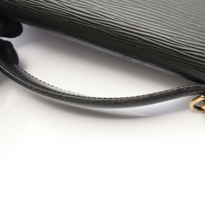 路易威登 Monceau 單肩手提包 M52122 Epi 皮革黑色 Noir 二手女士-8