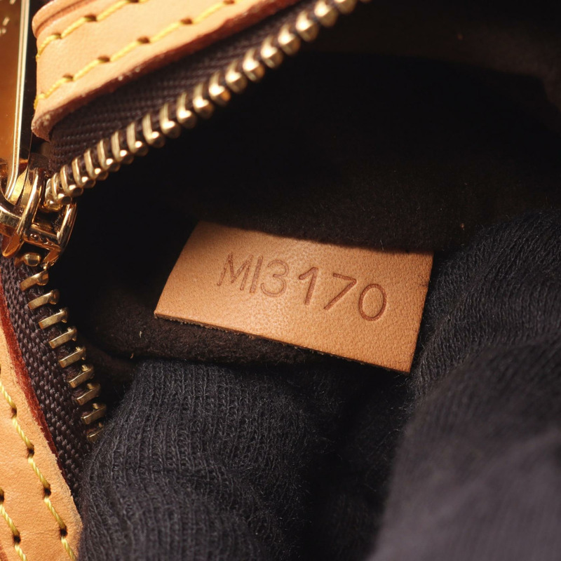 路易威登 Wilshire PM 手提包 M45643 Monogram 皮革 棕色 二手 女士-4