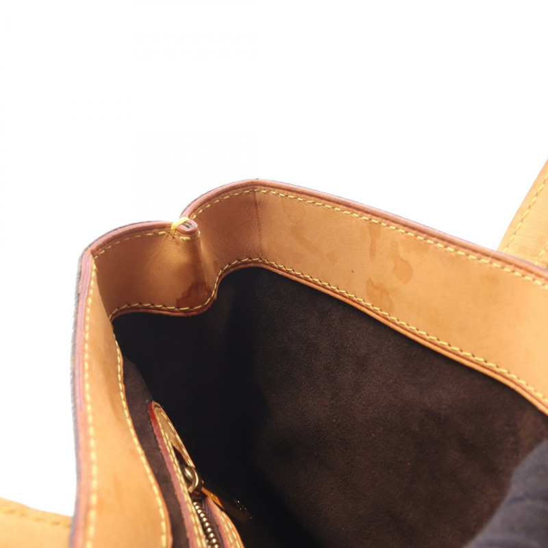 路易威登 Wilshire PM 手提包 M45643 Monogram 皮革 棕色 二手 女士-14