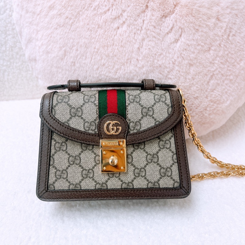 Gucci ophidia 迷你手柄斜挎包/郵差包-0