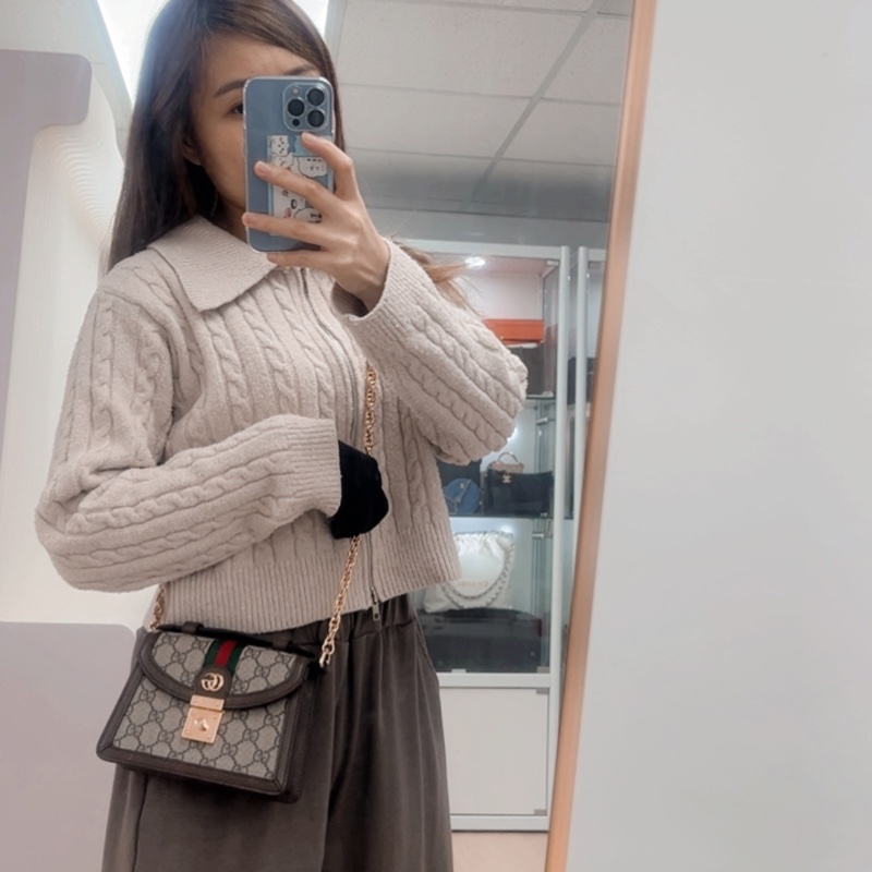 Gucci ophidia 迷你手柄斜挎包/郵差包-12