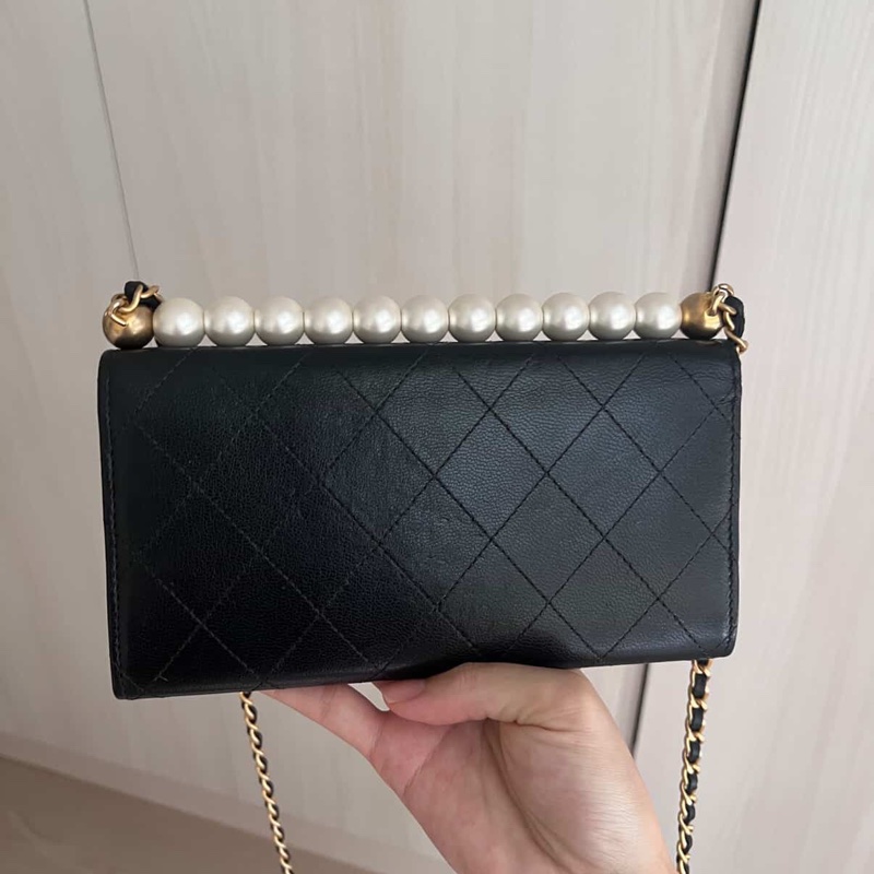 最美香奈兒珍珠斜背包 也給你們最甜的價格-5