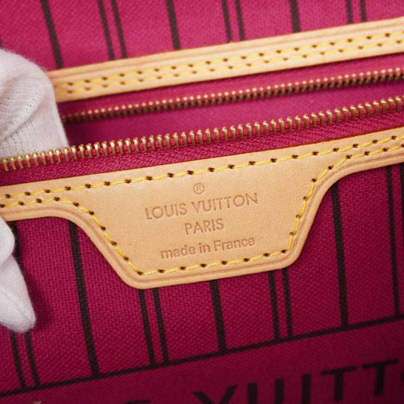 路易威登 Monogram Neverfull MM 手提包 M41178 棕色 Pivoine 女士-4