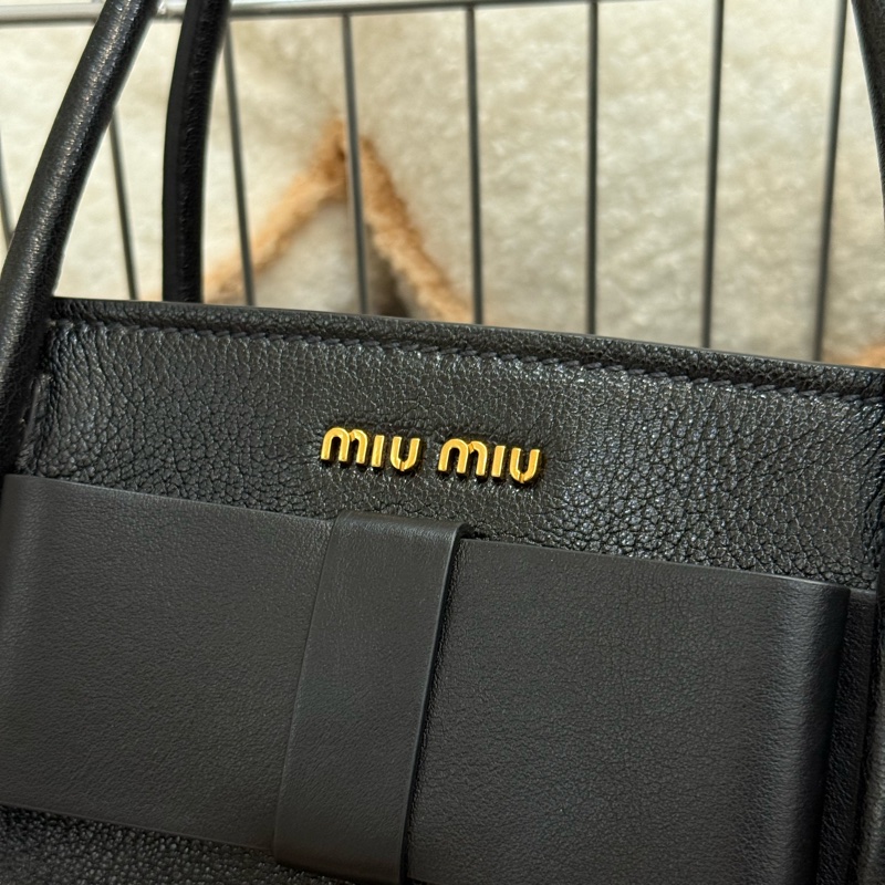 miumiu蝴蝶结公文包/斜背包-4