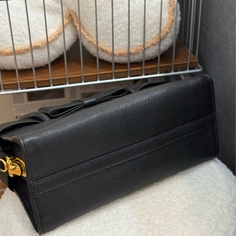 miumiu蝴蝶结公文包/斜背包-5