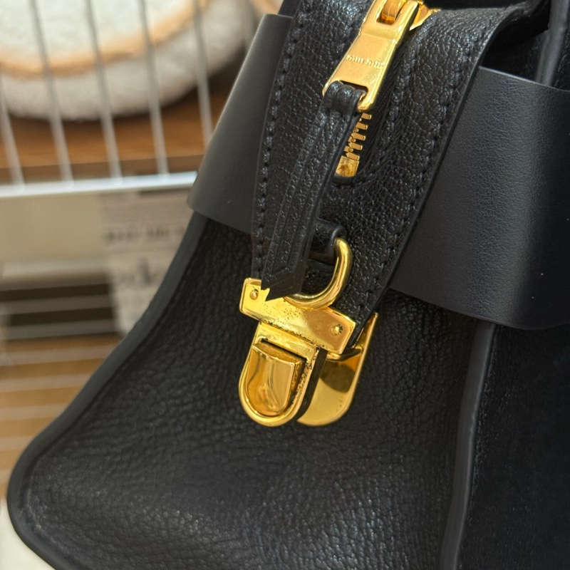 miumiu蝴蝶结公文包/斜背包-17