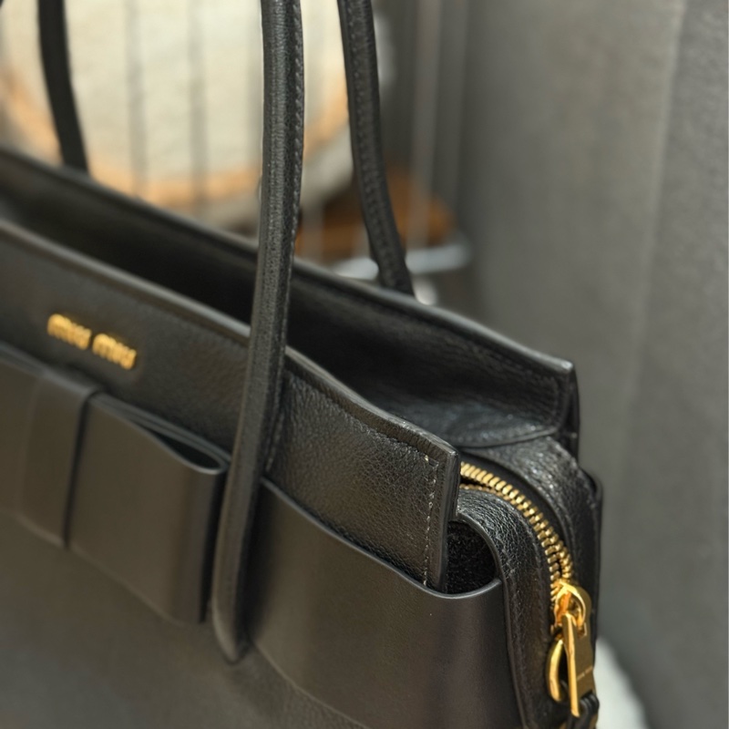 miumiu蝴蝶结公文包/斜背包-21