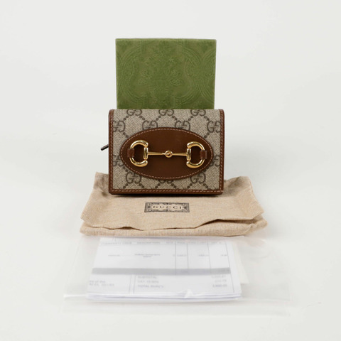 GUCCI 馬銜扣 1955 卡包皮夾 621887