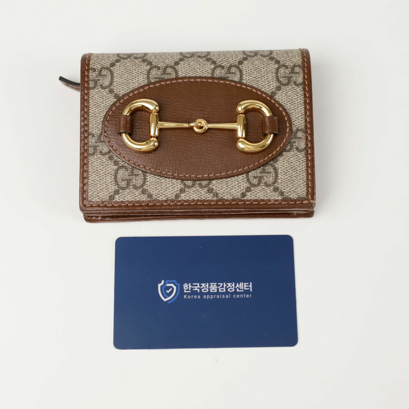 GUCCI 馬銜扣 1955 卡包皮夾 621887-7