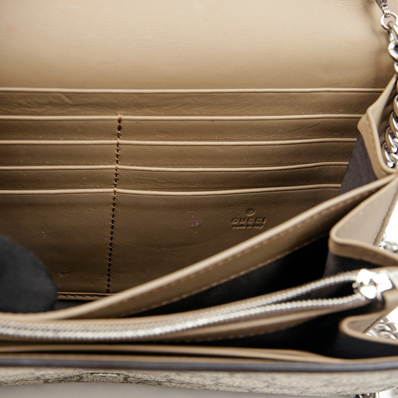 GUCCI 狄俄尼索斯鏈條錢包斜背包 401231-10