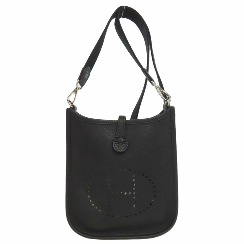 愛馬仕 Hermès Evelyn TPM 銀色五金單肩包 愛普生 女士-0