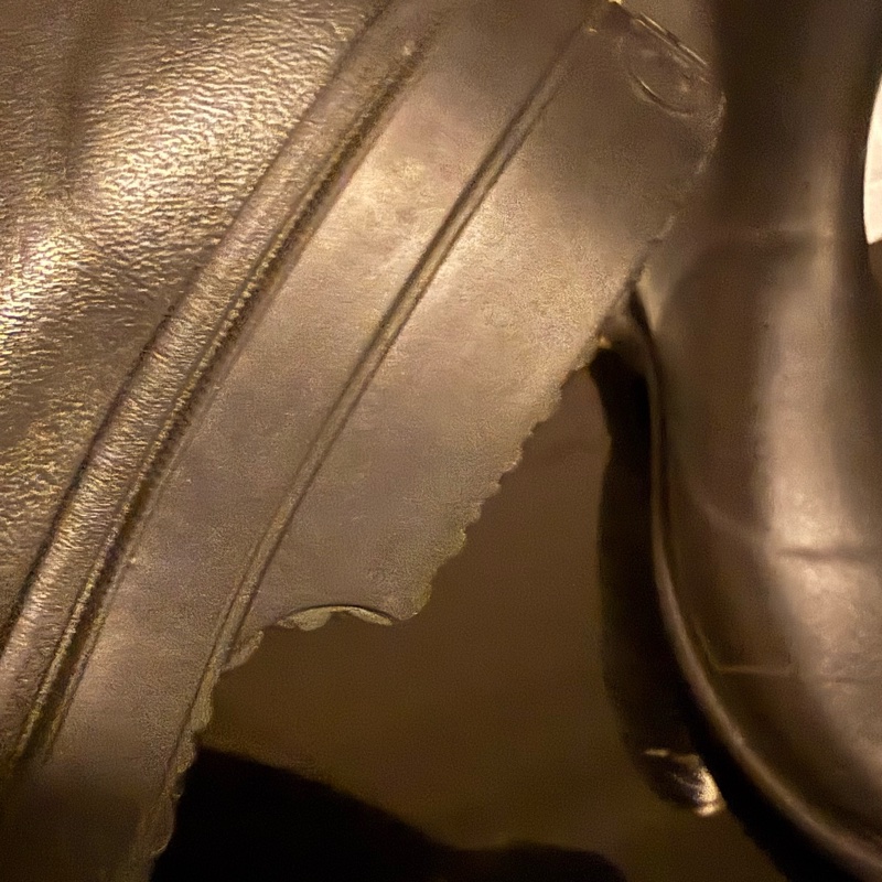 ❣️香奈兒chanel 爆款雨靴長靴黑色黃金尺寸39-6