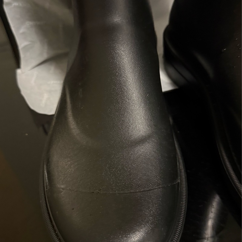 ❣️香奈兒chanel 爆款雨靴長靴黑色黃金尺寸39-10