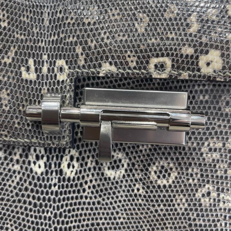 愛馬仕 Hermes mini Verrou 手槍包，D刻，部分膜在，長17cm-1