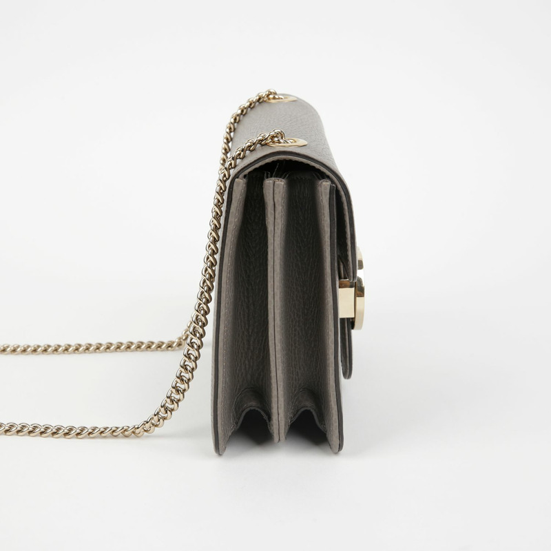 GUCCI 互扣鏈條單肩斜背包 510304-5