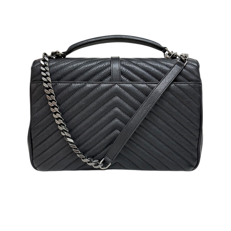 YSL 487212 BRM04 1000 COLLEGE IN QUILTED LEATHER斜孭牛皮鍊袋-3