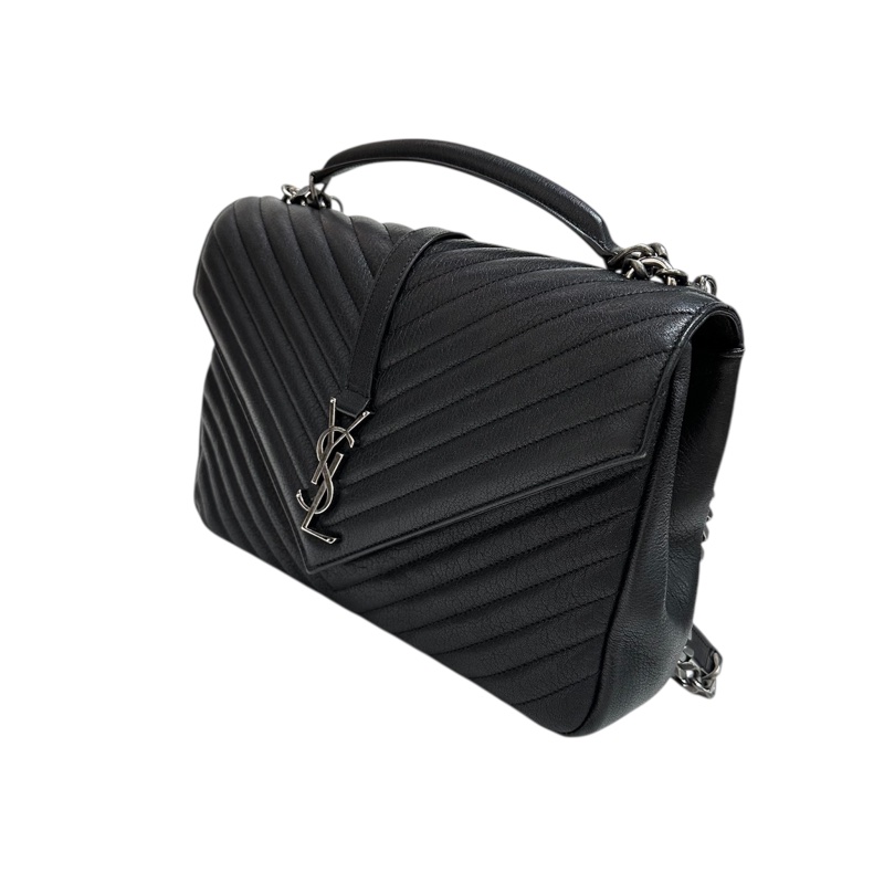 YSL 487212 BRM04 1000 COLLEGE IN QUILTED LEATHER斜孭牛皮鍊袋-11