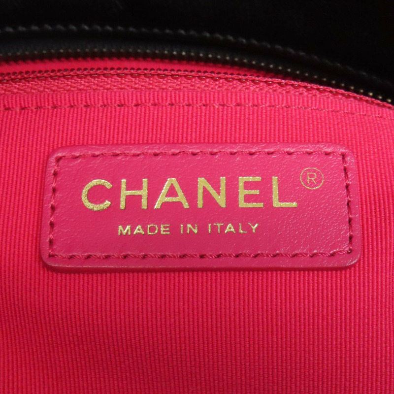 香奈兒 Coco Mark 兩用手提包，小牛皮，女士-5