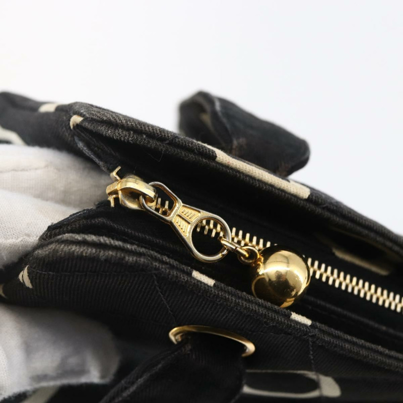 【日本直送】香奈兒 COCO 標誌帆布黑色金色 CC 單背包 正品 gh1268-9