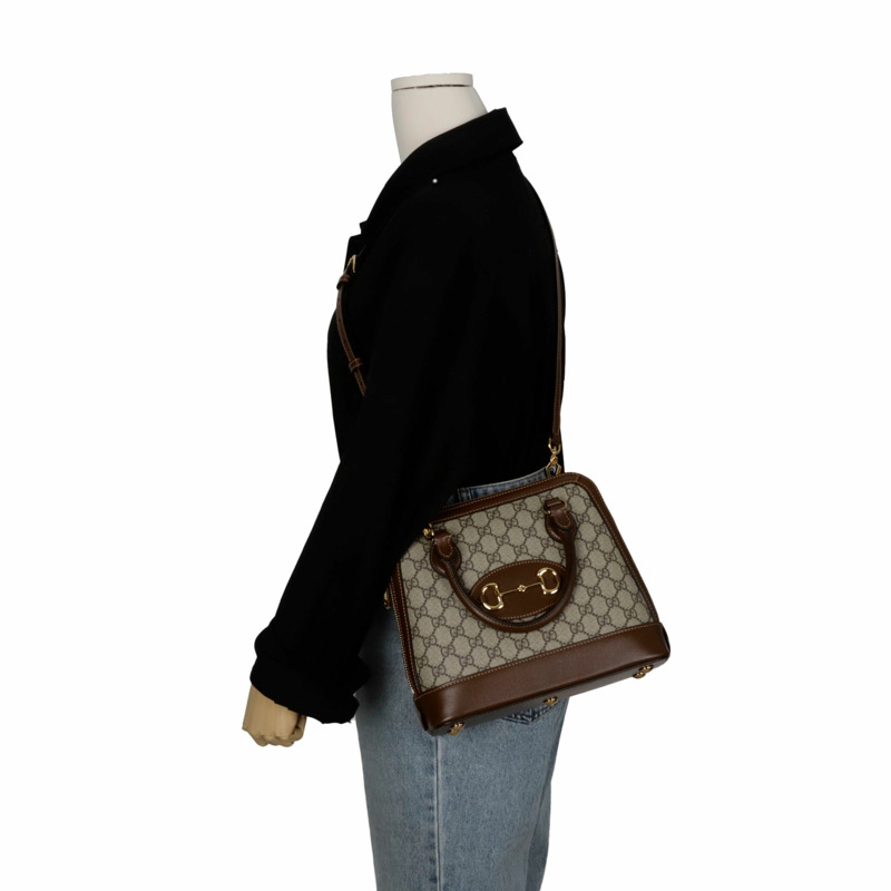 GUCCI Horsebit 1955 小號手提單肩包 621220-8