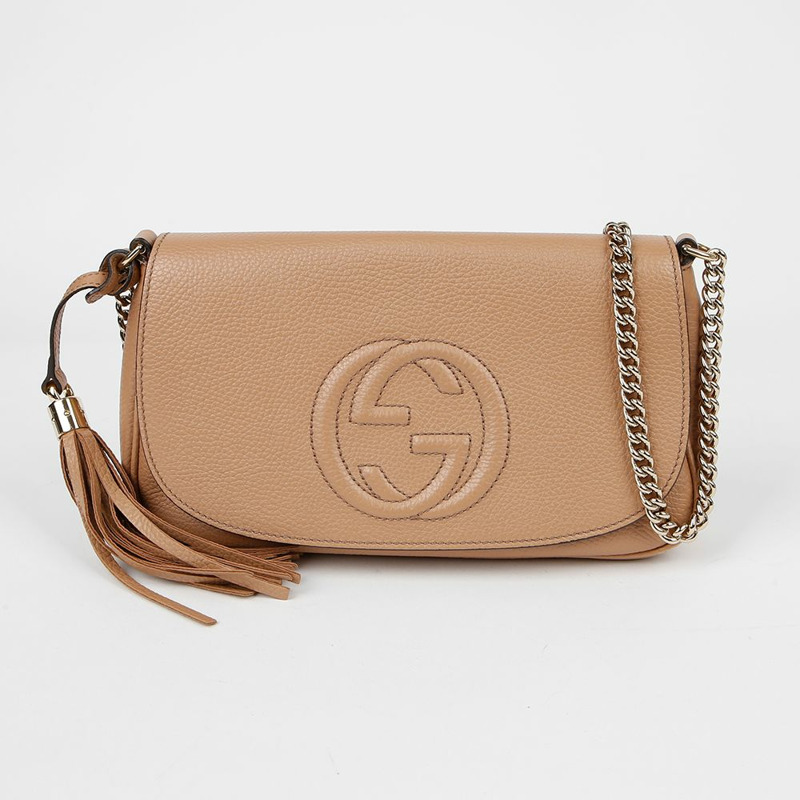 GUCCI Soho 流蘇單肩斜背包 536224-1