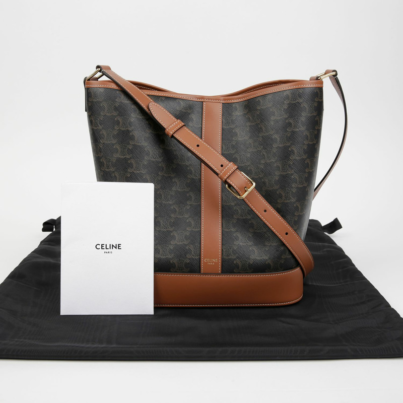 CELINE Triope 中型水桶肩背包 191132CAS-0