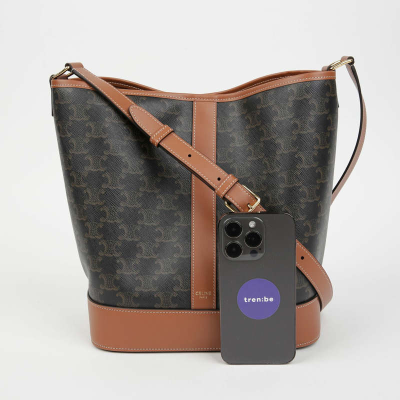 CELINE Triope 中型水桶肩背包 191132CAS-6