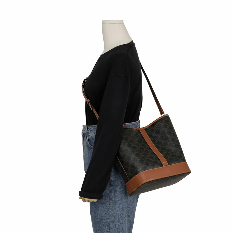 CELINE Triope 中型水桶肩背包 191132CAS-8