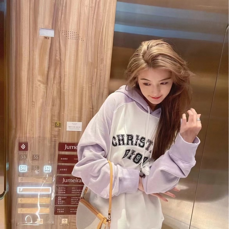 Dior X Kenny Scharf 連帽運動衫 Hoodie 香芋紫-5