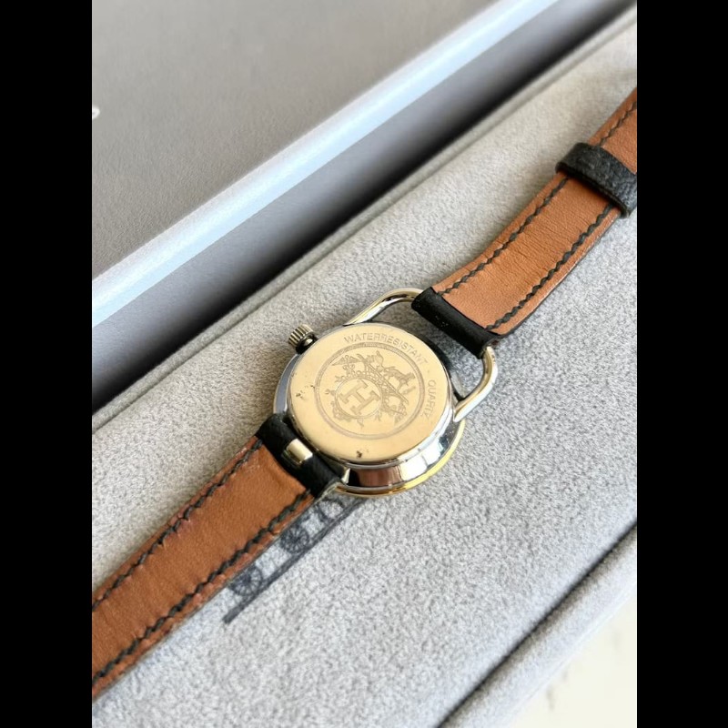 【LA LUNE】絕版古董錶 Hermes Arceau 二手男女裝皮革錶帶 手錶 腕錶 中古-2