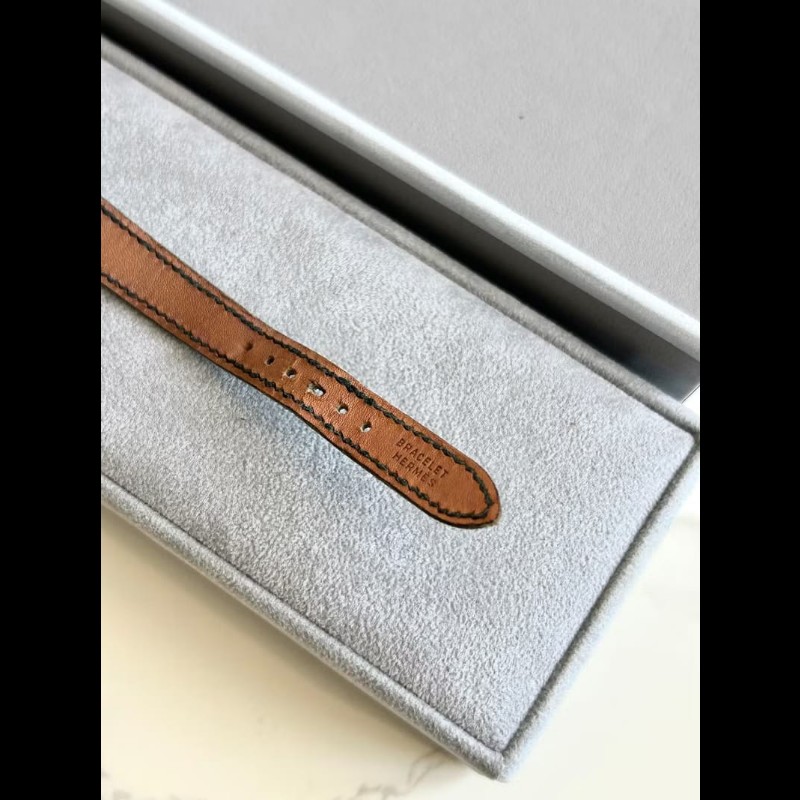 【LA LUNE】絕版古董錶 Hermes Arceau 二手男女裝皮革錶帶 手錶 腕錶 中古-6