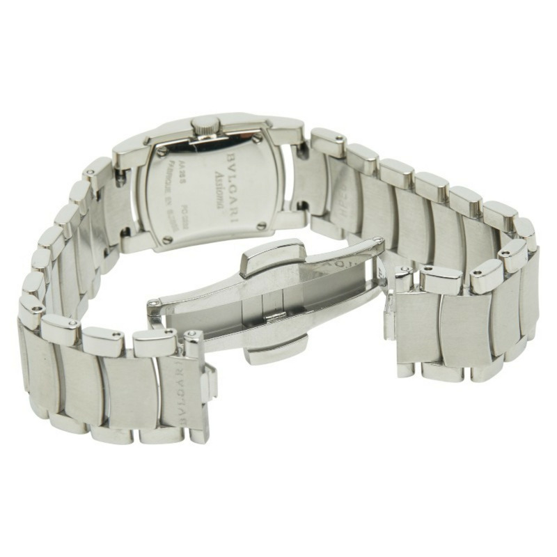 寶格麗 Assioma AA26S 石英腕錶 白色錶盤 不鏽鋼 女士腕錶-2