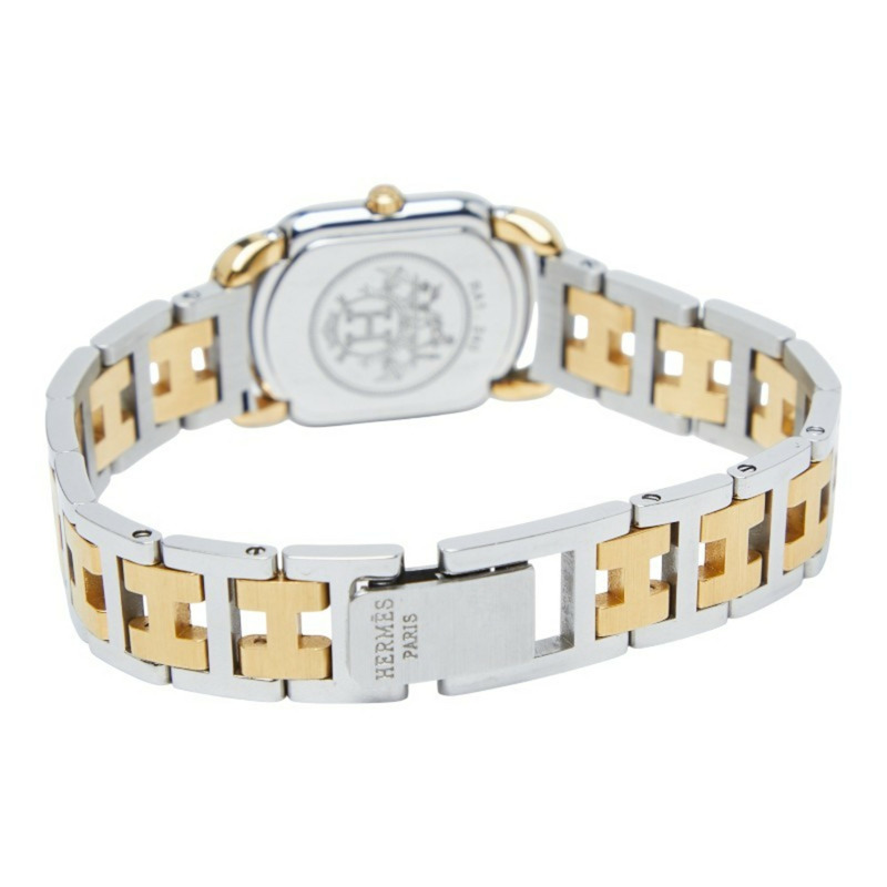 愛馬仕 Rallye RA1.240 石英錶 米色錶盤 不鏽鋼鍍層 女士腕錶-2