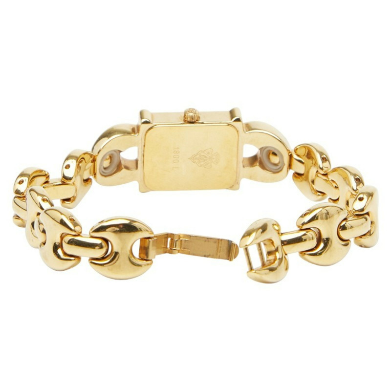 Gucci 1800L 石英腕錶，白色錶盤，不鏽鋼錶殼，女款-2