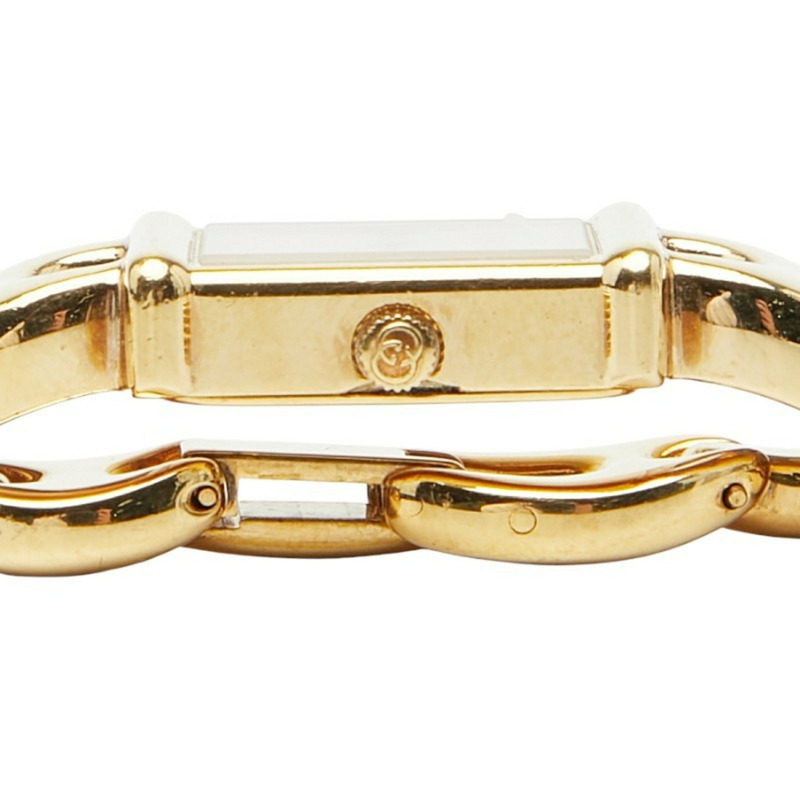 Gucci 1800L 石英腕錶，白色錶盤，不鏽鋼錶殼，女款-4