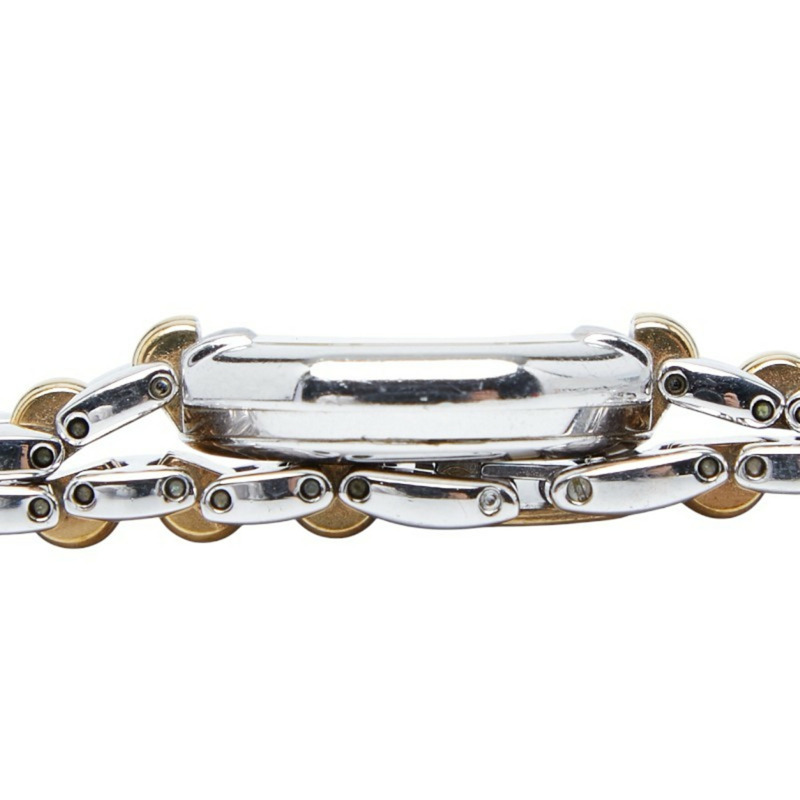 迪奧八角形腕錶，石英機芯，金色錶盤，不鏽鋼鍍層，女款-5