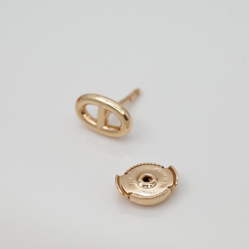 Hermes愛馬仕 18k豬鼻子耳環-2