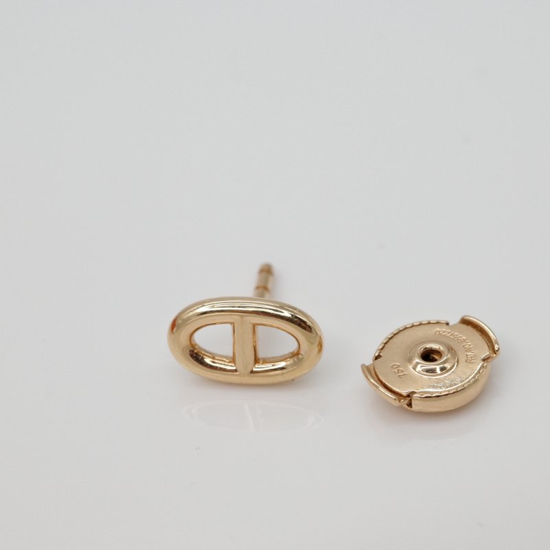 Hermes愛馬仕 18k豬鼻子耳環-3