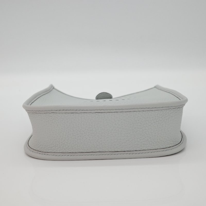 Hermes 愛馬仕 Mini Evelyne16 伊芙林 16  聖杯藍 牛皮 TC 金扣 斜挎包 單肩包 B 刻 2024-4