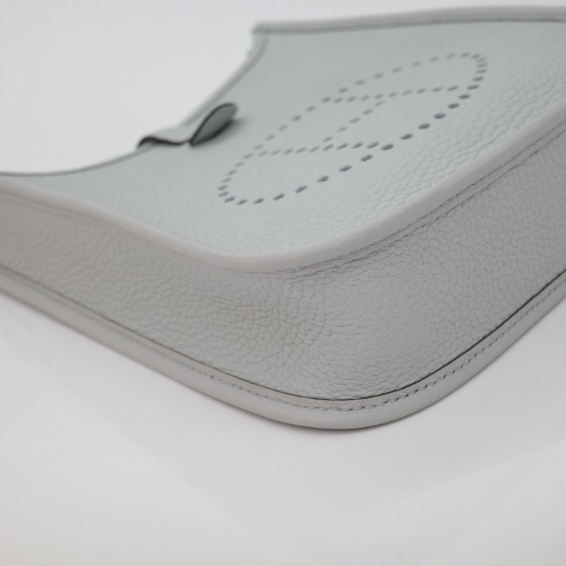 Hermes 愛馬仕 Mini Evelyne16 伊芙林 16  聖杯藍 牛皮 TC 金扣 斜挎包 單肩包 B 刻 2024-8