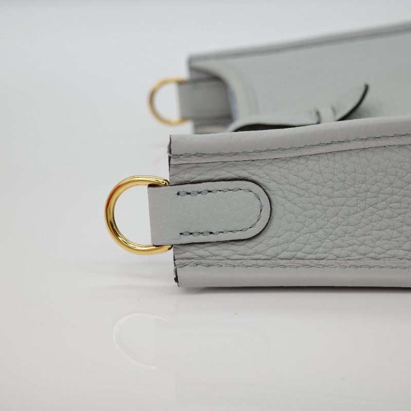 Hermes 愛馬仕 Mini Evelyne16 伊芙林 16  聖杯藍 牛皮 TC 金扣 斜挎包 單肩包 B 刻 2024-11