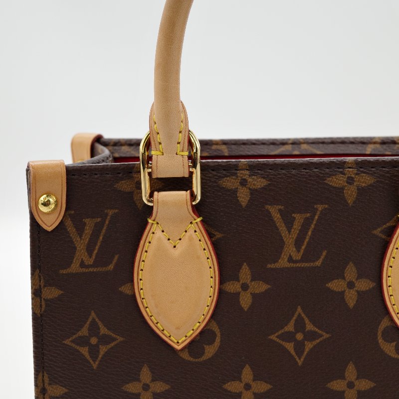 Louis Vuitton 路易威登 sac plat bb 牛皮 手提包 斜掛包-5