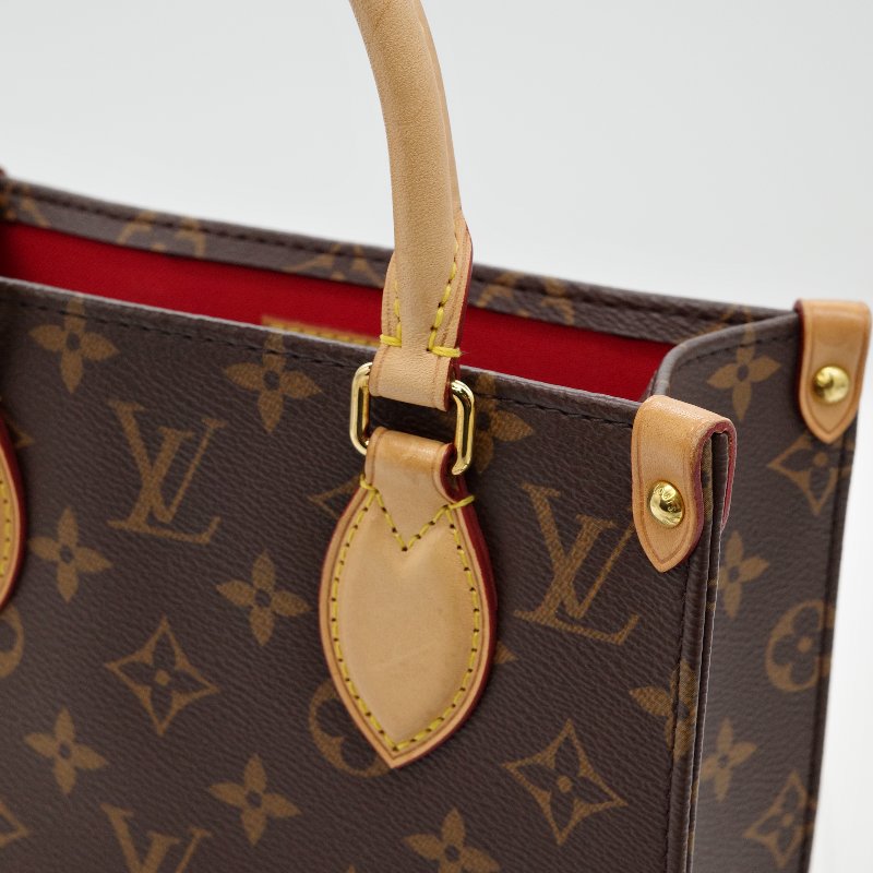 Louis Vuitton 路易威登 sac plat bb 牛皮 手提包 斜掛包-8