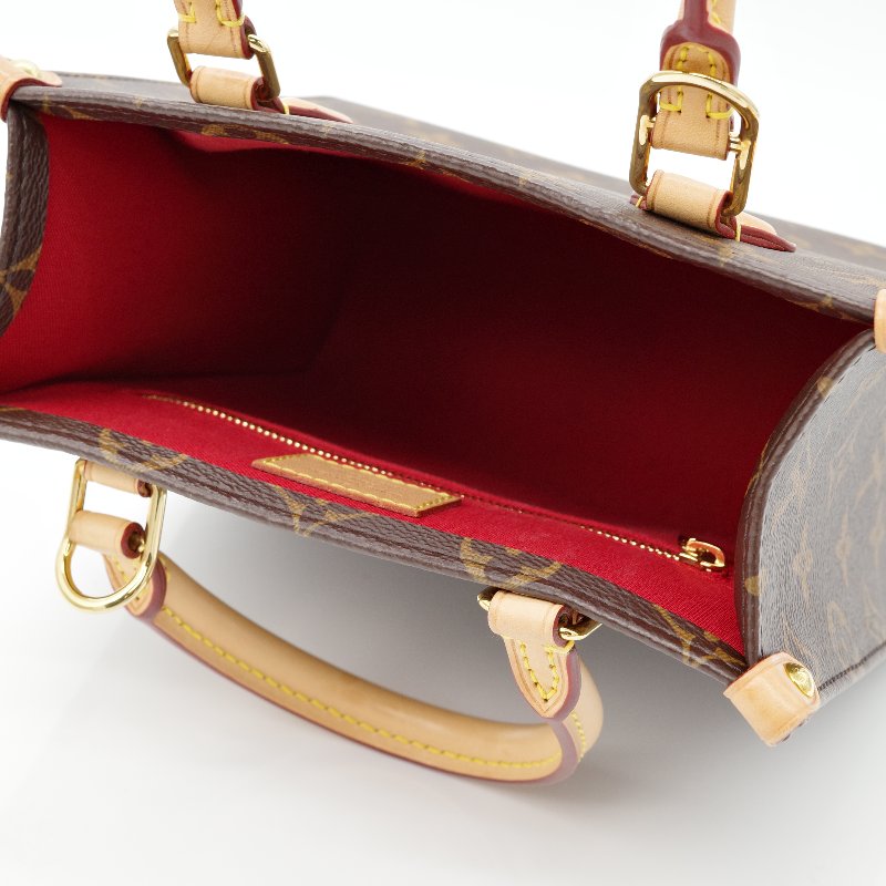 Louis Vuitton 路易威登 sac plat bb 牛皮 手提包 斜掛包-10