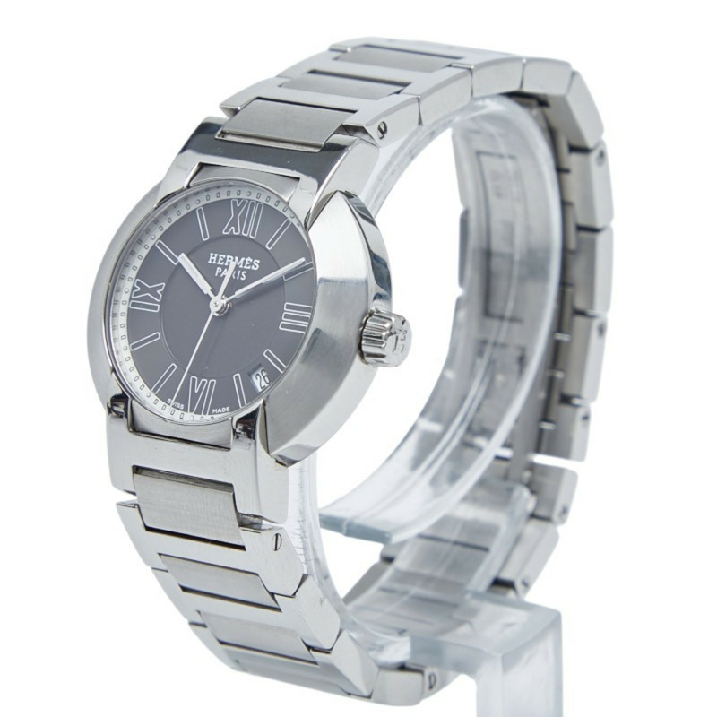 愛馬仕 Nomade 腕錶 No. 1.210 灰色錶盤不鏽鋼女士腕錶-1