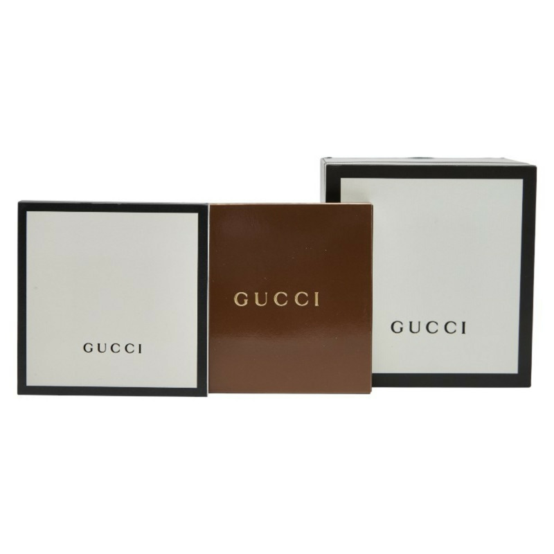 Gucci Toile 鑽石錶圈手鐲腕錶，石英機芯，棕色錶盤，不鏽鋼錶殼，女士款，GUCCI-6