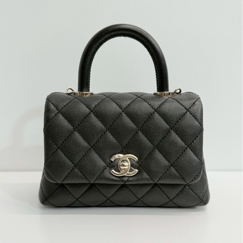 Chanel coco handle20 黑金