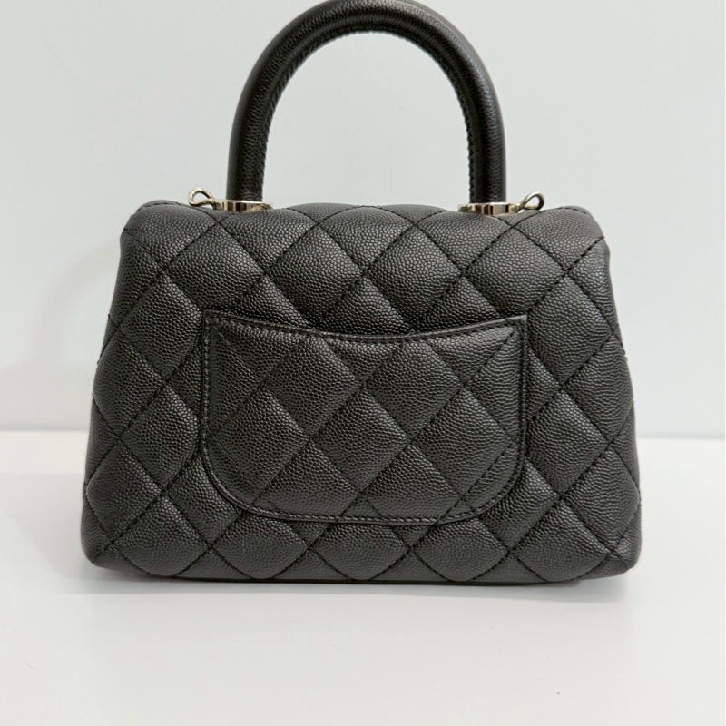 Chanel coco handle20 黑金-2