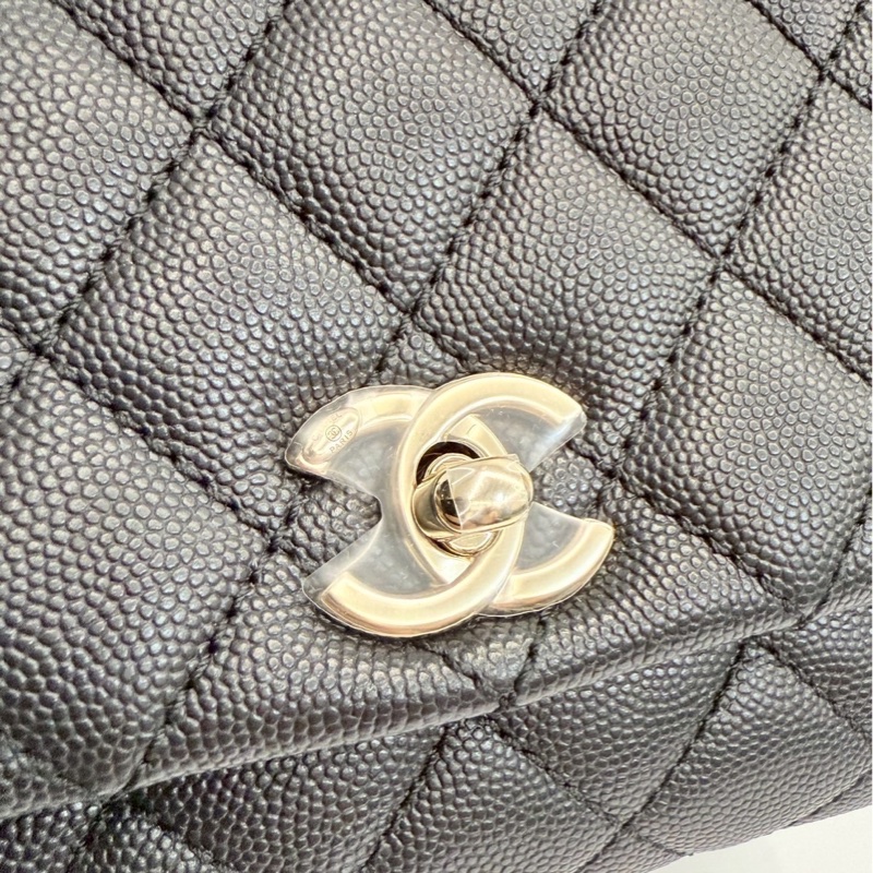 Chanel coco handle20 黑金-5