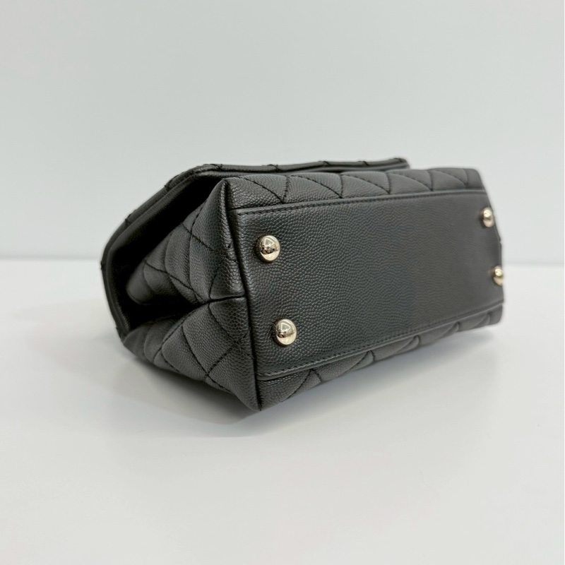 Chanel coco handle20 黑金-7